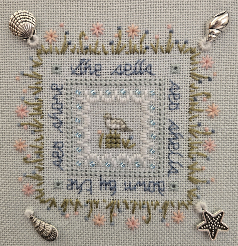 Cross-Stitch Sea Shells